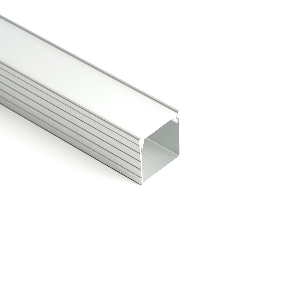 Профиль для светодиодной ленты алюминиевый / 1 метр / Saffit SAB262 55248  #1