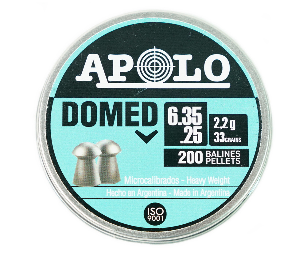 Пули Apolo Domed 6,35 мм, 2,2 г (200 штук) #1