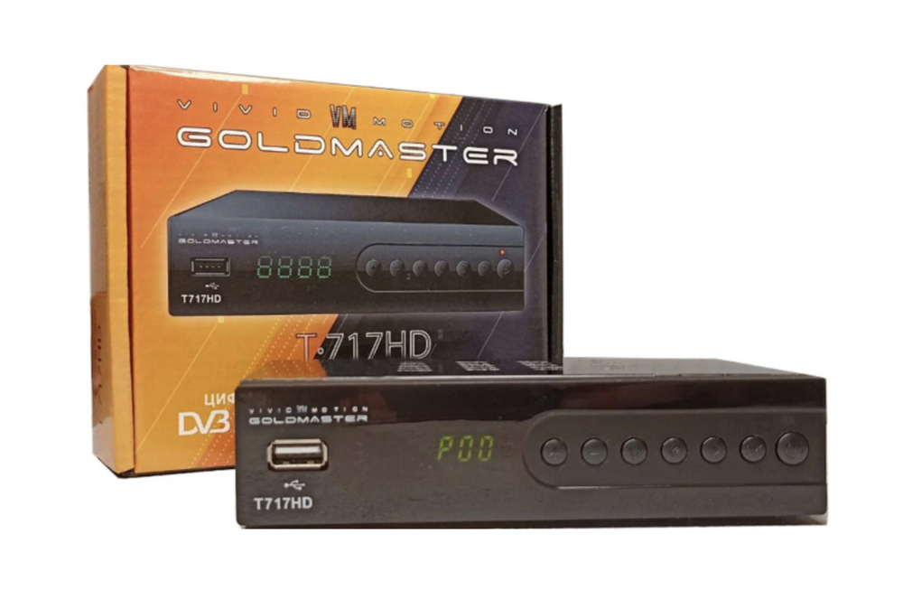VIVID VM MOTION GOLDMASTER ТВ-ресивер T717HD , черный #1