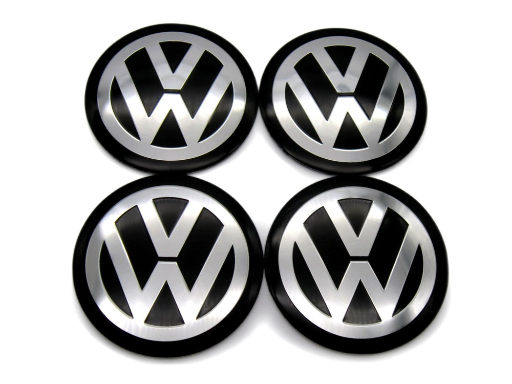 Наклейки на колесные диски Фольксваген / Volkswagen D-75 mm #1