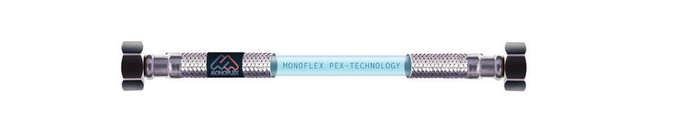 Гибкая подводка для воды 1/2" 50см, гайка-гайка MONOFLEX Pex-Technology 12мм, 1шт/уп  #1