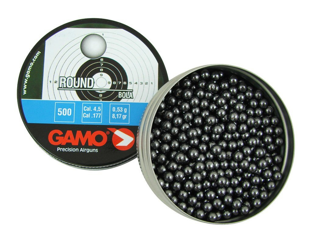 Пули для пневматики Gamo "Round", 4,5 мм, 500 шт #1