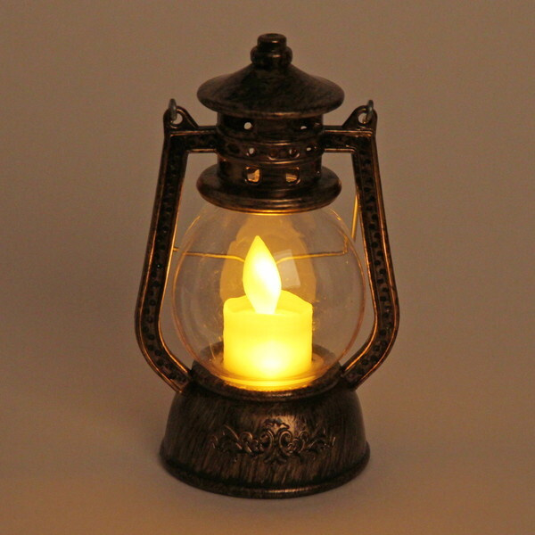 Сувенир с подсветкой "Загадочная лампа" 12х7,5 см, бронза #1