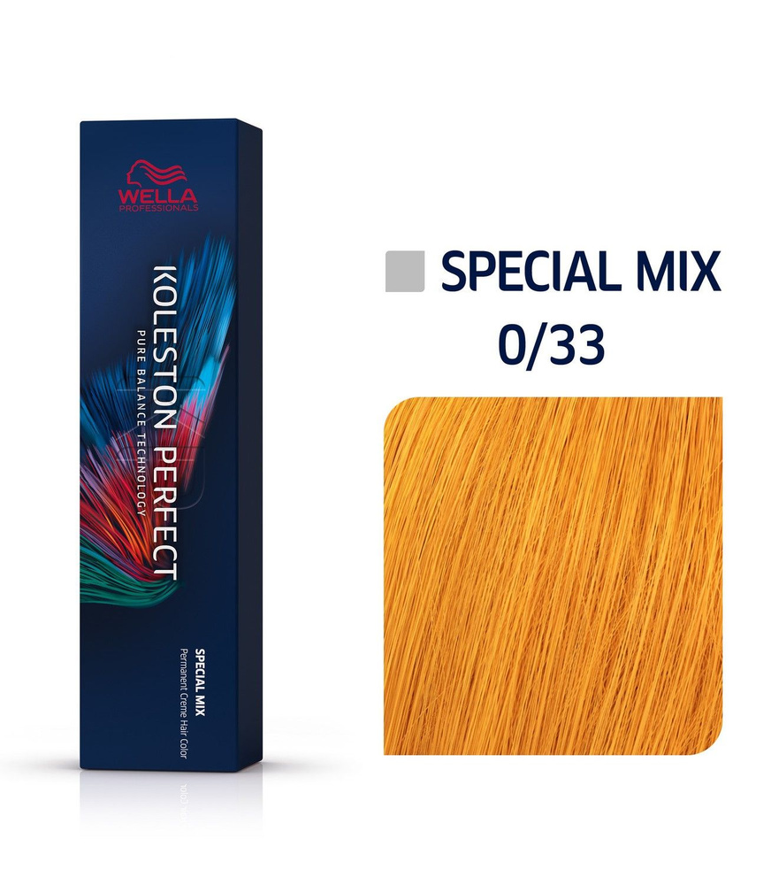 Wella Professionals Koleston Perfect Профессиональная стойкая крем-краска для волос 0/33 Золотистый интенсивный, #1