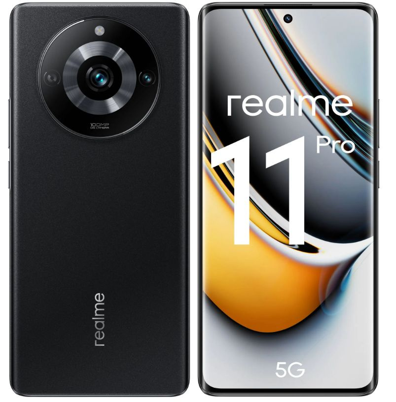 realme Смартфон 6,7" 11 Pro 5G 256 ГБ (631011000071) черный 8/256 ГБ, черный #1