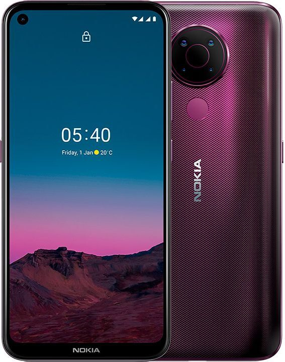Nokia Смартфон 5.4 6/, фиолетовый #1