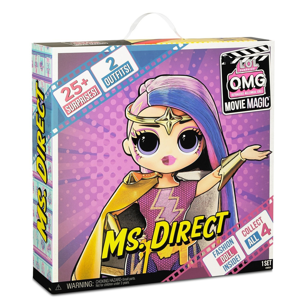 Кукла L.O.L. Surprise! OMG Movie Magic Ms. Direct - Магия Кино Мисс Директ #1