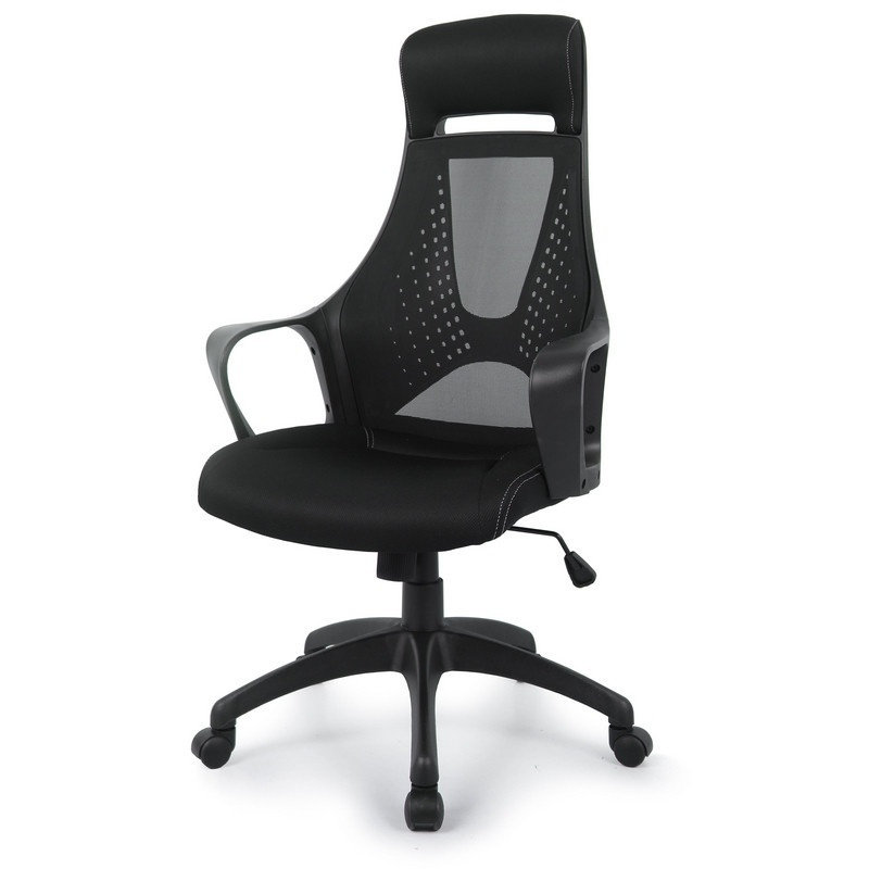Кресло Easy Chair сетка/ткань черный, пластик черный #1