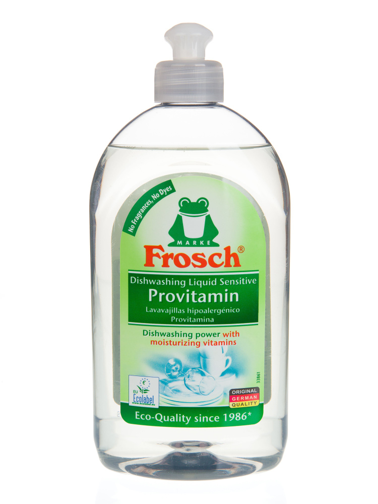 Frosch Средство для мытья посуды Sensitive с витаминами, 500 мл #1