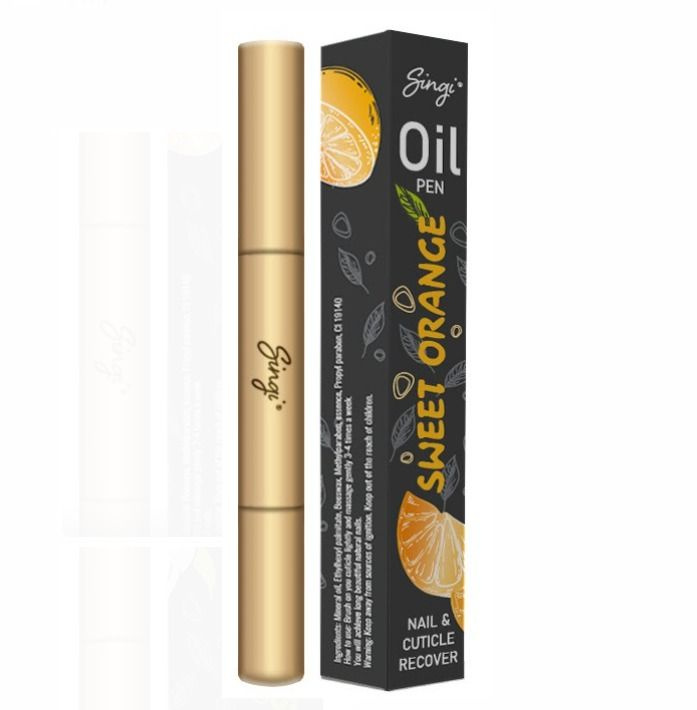 Singi Oil Pen Nail & Cuticle Recover Sweet Orange смягчающее масло-карандаш для кутикулы с ароматом апельсина #1