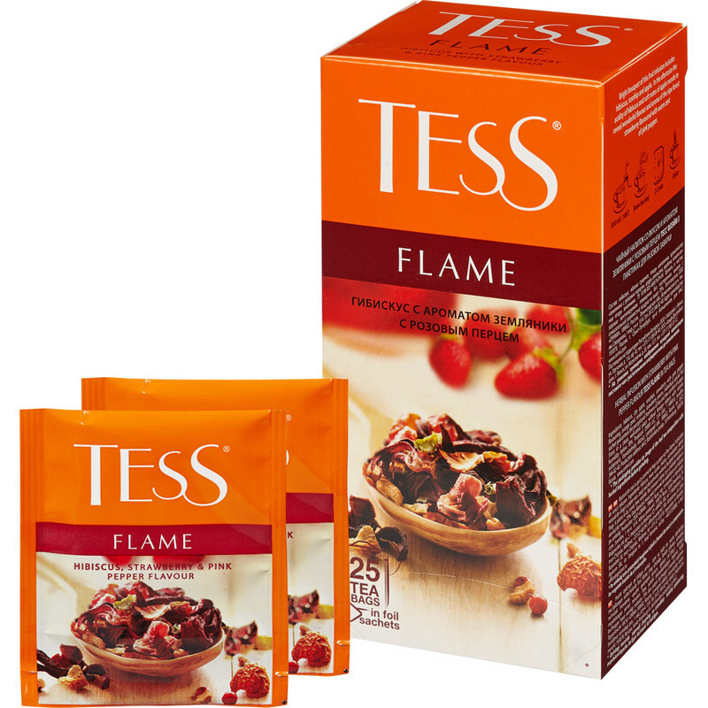 Чай TESS FLAME фруктовы 25пак #1