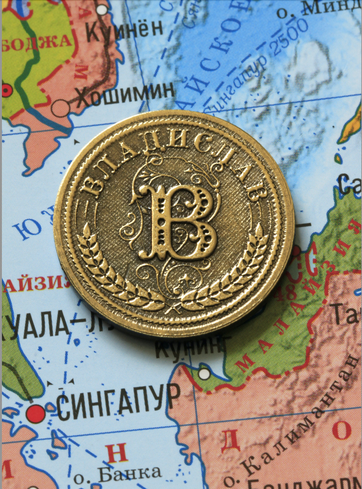 Именная монета Владислав #1