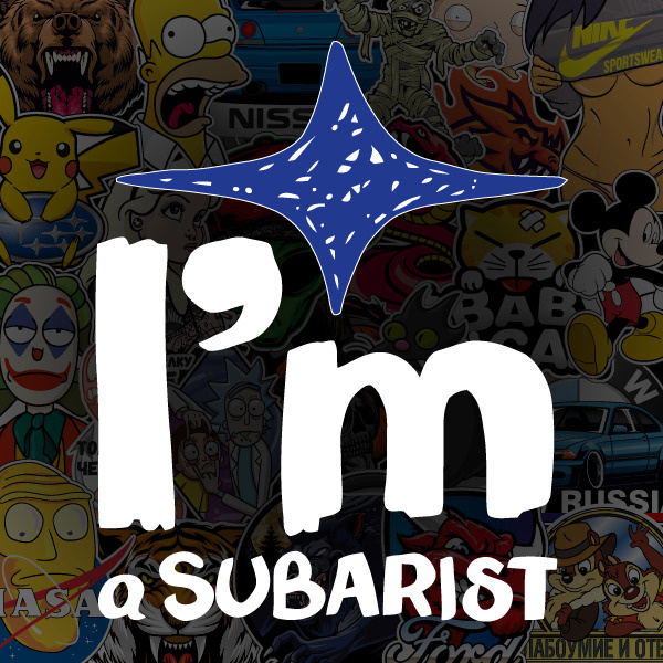 Наклейка I'm a Subarist / Я субарист #1