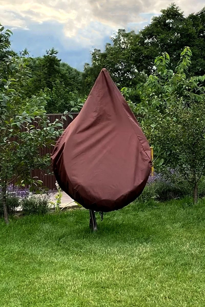 Чехол "Fler" для подвесного кресла коричневый (диаметр корзины от 80 до 120 см.)  #1