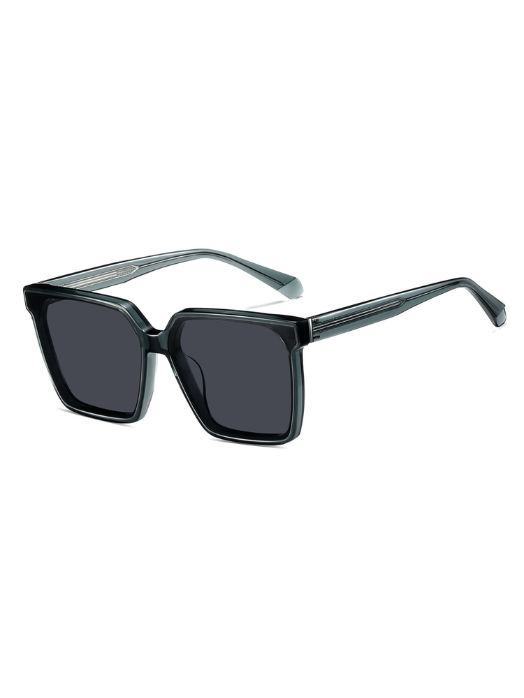 Солнцезащитные очки DORIZORI унисекс на широкий тип лица PS6607 Grey модель 14 цвет 2  #1
