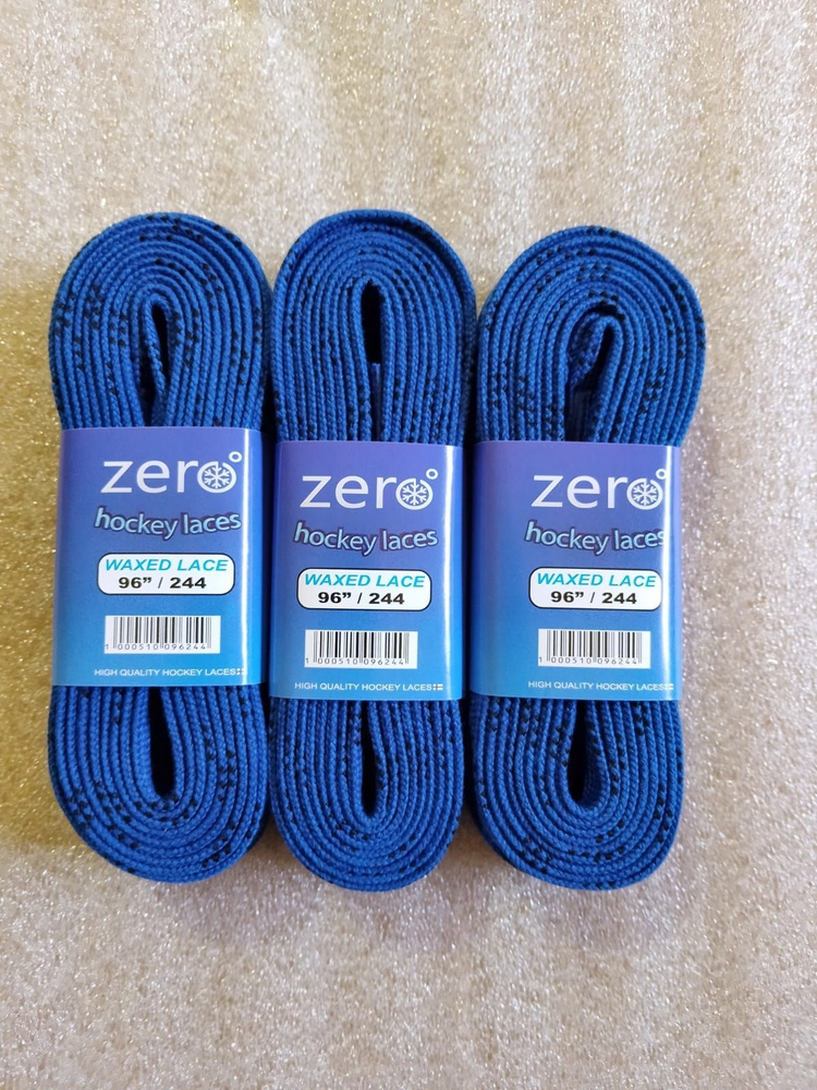 Комплект шнурков Zero Blue 96"-244 см Laces (3 пары) #1