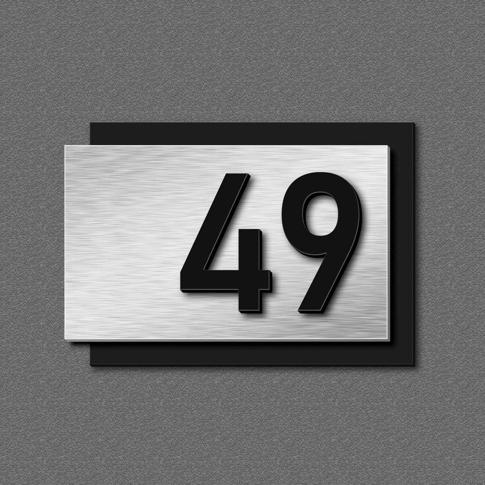 Цифры на дверь, табличка с номером 49 #1
