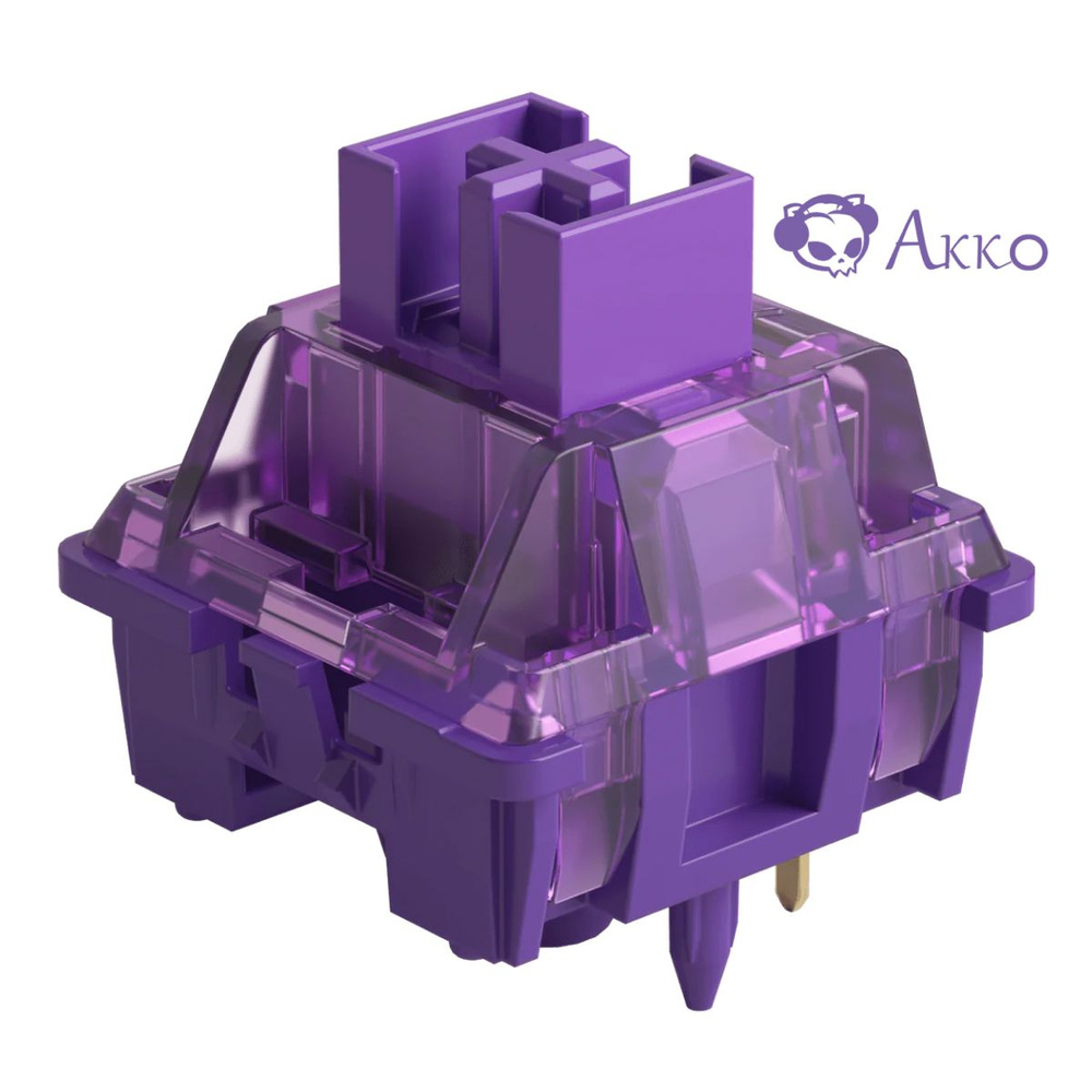 Переключатели свитчи для клавиатуры Akko V3 Lavender Purple Pro 5pin 45 шт  #1