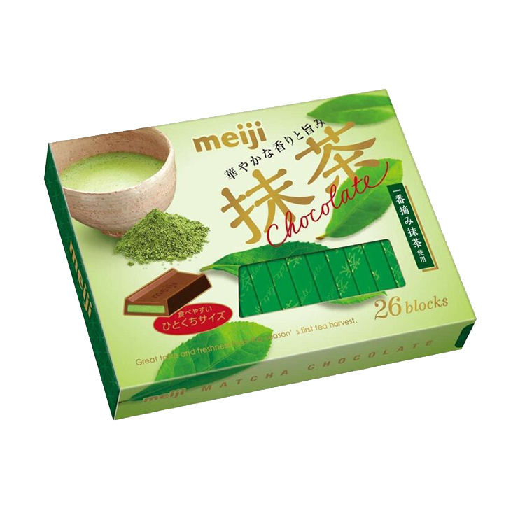 Японский шоколад с начинкой из матча Meiji, 127 г #1