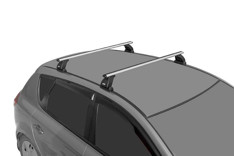 Багажник на крышу LUX в штатные места для Mitsubishi Outlander III ( 2012 г.в. - по н.в.) с аэродинамическими #1