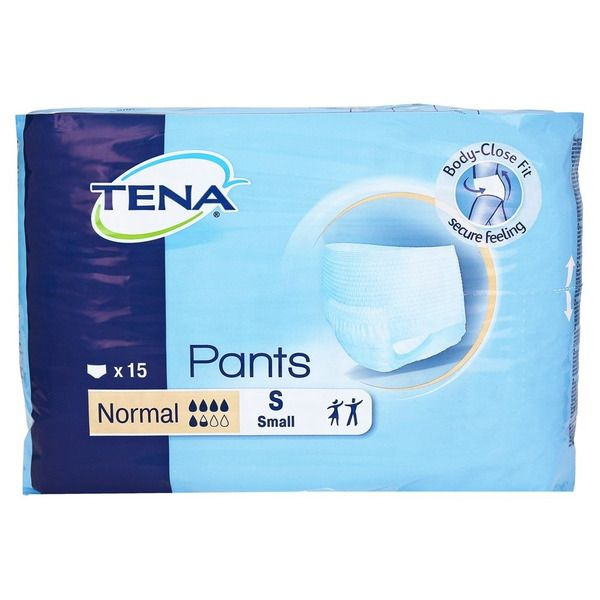 Tena Подгузники-трусы Пэнтс Нормал (Pants Normal) для взрослых рS 5.5 капель 15 штук  #1
