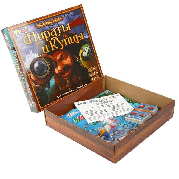 Настольная игра для детей ходилка Пираты и купцы Умные игры  #1