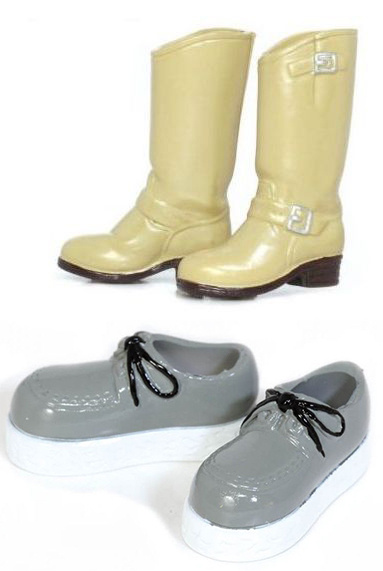 Бежевые высокие сапоги и серые ботинки для кукол Pullip (Пуллип) 31 см /Blythe (Блайз) / Dollmore (Доллмор), Groove inc - купить с доставкой повыгодным ценам в интернет-магазине OZON (590876140)