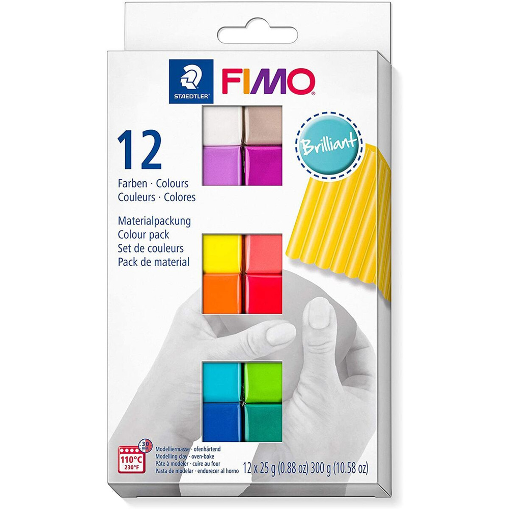 Набор глины Fimo soft "Бриллиантовые цвета", 12 цветов #1