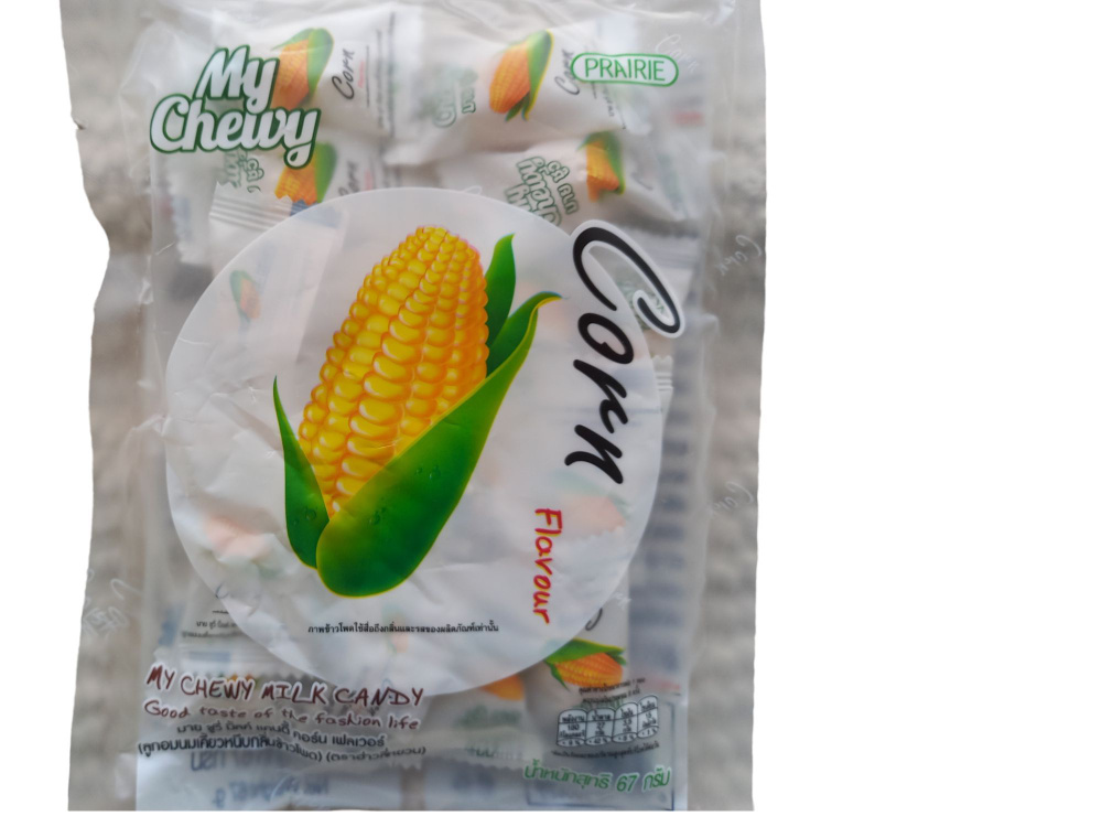 Тайские сладости Жевательные молочные конфеты со вкусом Кукурузы / Конфеты из Тайланда "My Chewy" milk #1