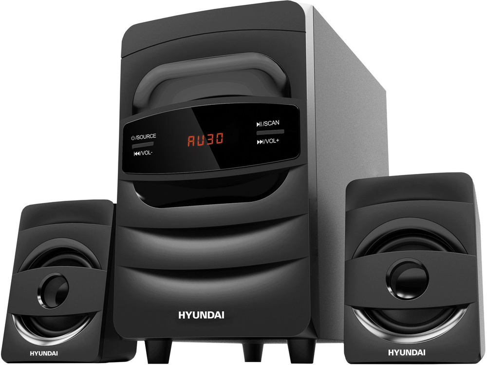 Музыкальный центр с Bluetooth Hyundai H-MS1404, FM, USB, AUX, SD, 30Вт #1