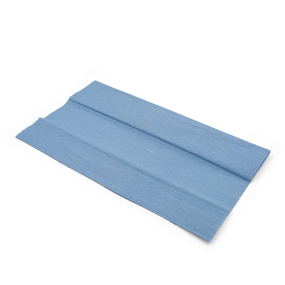 Бумага креповая упаковочная, 50*200 см, плотность 35 г/м2, 2 шт/упак, голубой, Astra&Craft  #1