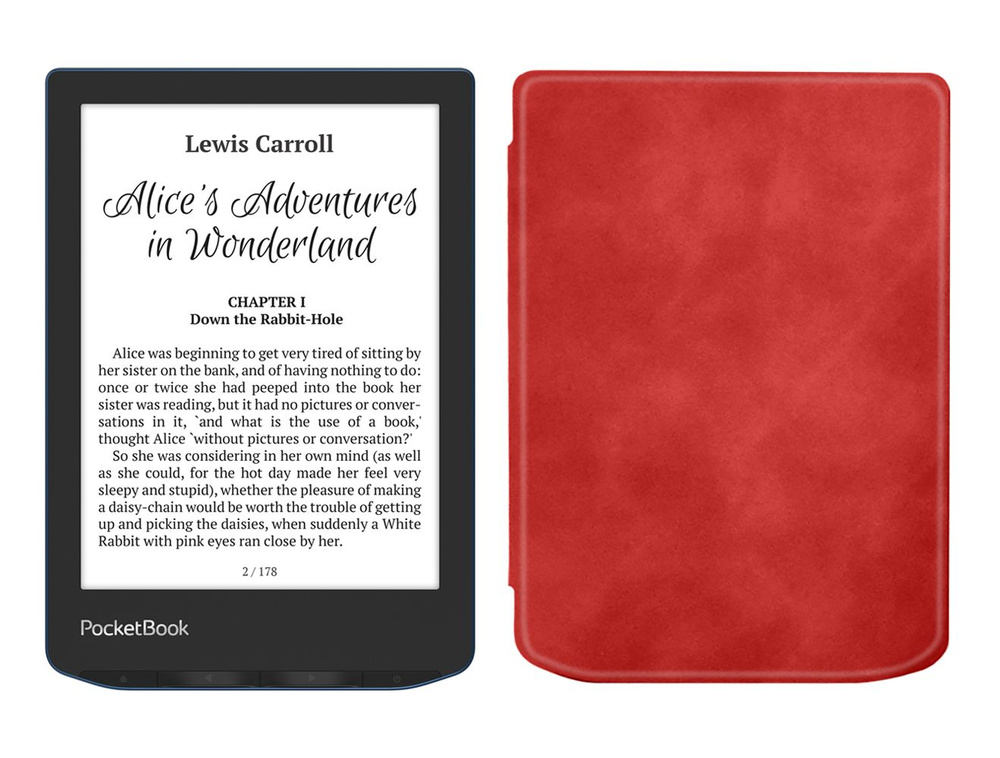 Pocketbook 6" Электронная книга 634 Verse Pro, серый, красный #1