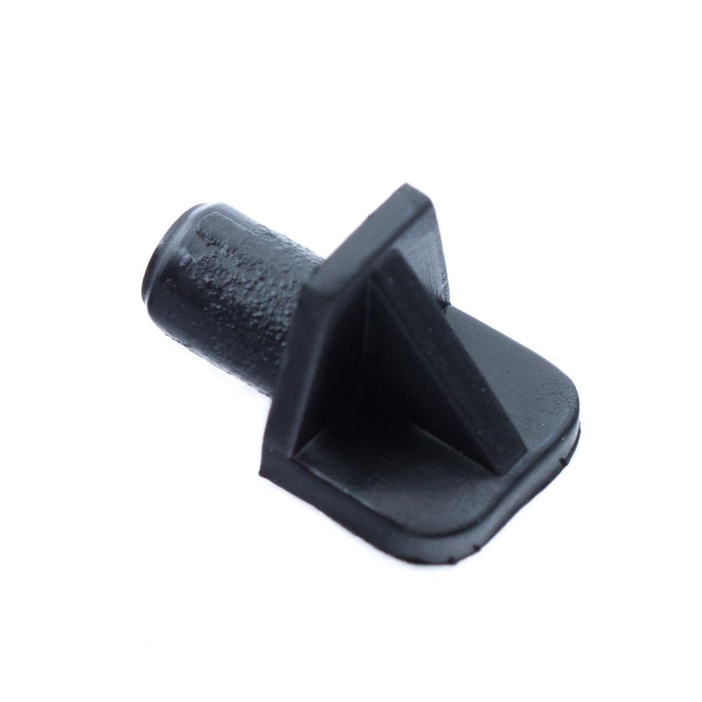 Полкодержатель лопаточка d6 мм пластмассовый черный (16 шт)  #1