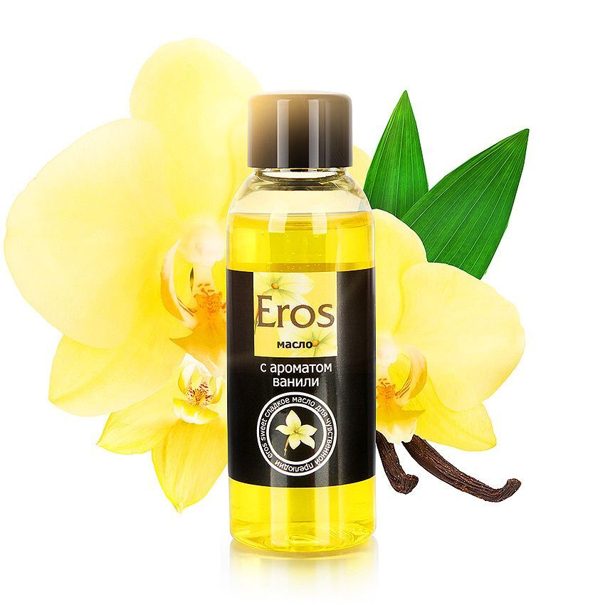 Массажное масло Eros sweet с ароматом ванили - 50 мл. #1