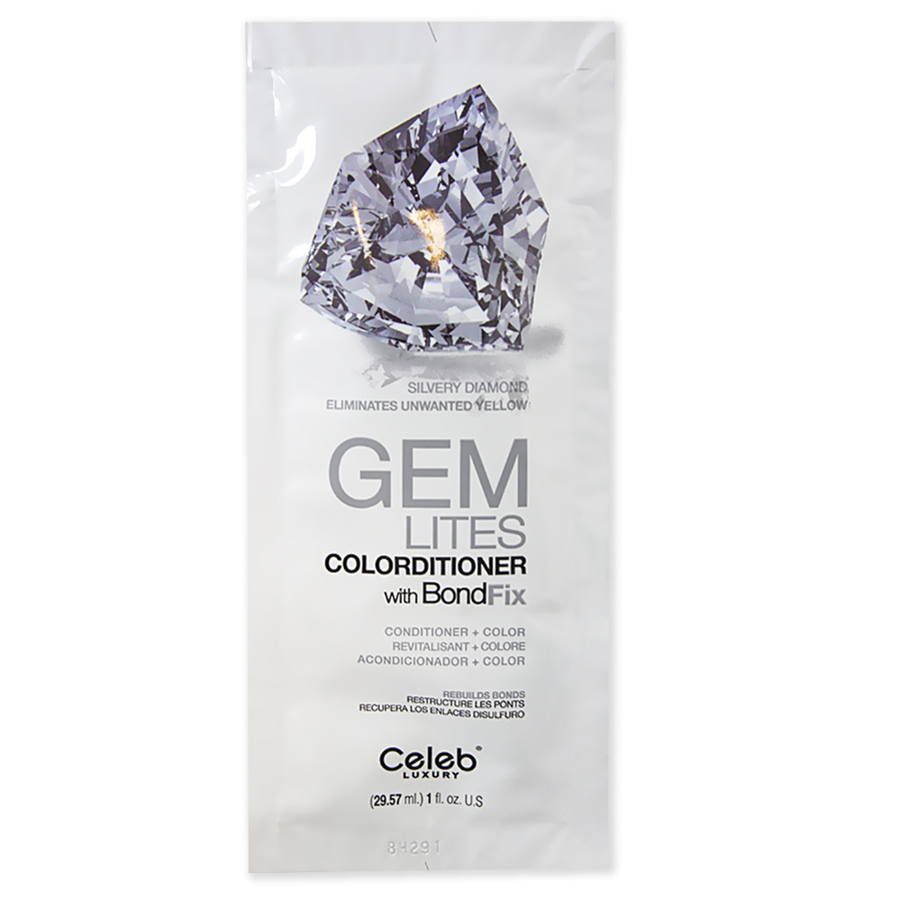 CELEB LUXURY Кондиционер тонирующий, корректирующий цвет Серебристый бриллиант, 30мл  #1