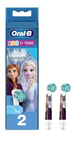 Сменные насадки для детских электрических зубных щеток Oral-B Kids Холодное Сердце 2, 2 шт  #1
