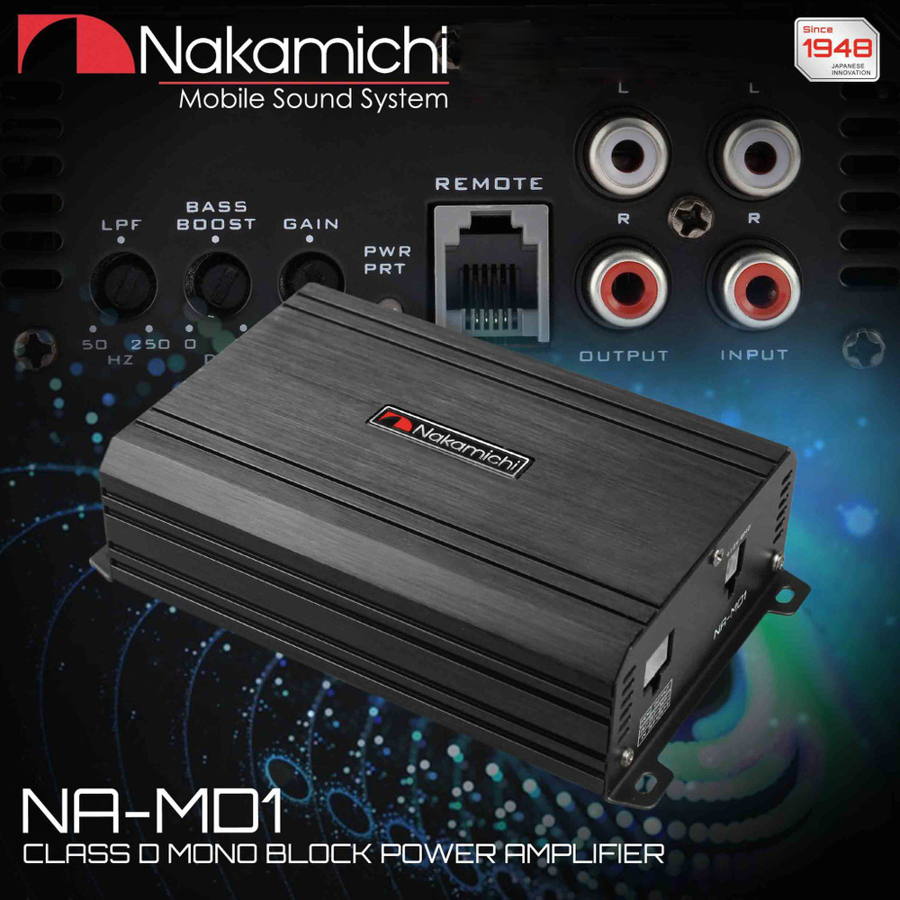 Усилитель цифровой Nakamichi NA-MD1, 1 канальный класс D #1