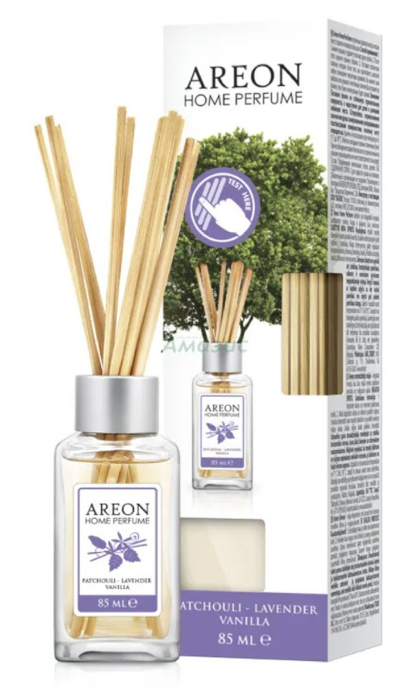 Ароматизатор для дома AREON Home Perfume Sticks 85 ml Patchouli-Lavender Vanilla (диффузор с деревянными #1