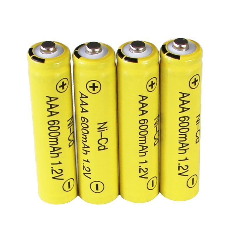 Аккумуляторная батарея перезаряжаемая мизинчиковые Ni-Cd AAA 1.2v 600mah 4 шт  #1