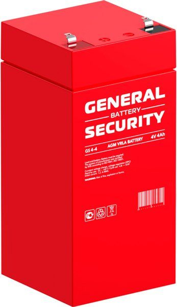 Свинцово-кислотный аккумулятор general security GS 4-4 ( 4V 4AH) для весов, фонарей  #1