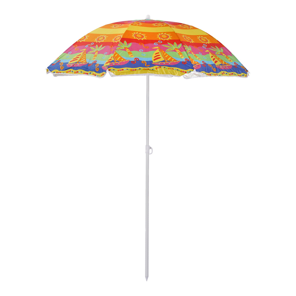 PROGARDEN Пляжный зонт,155см,разноцветный #1