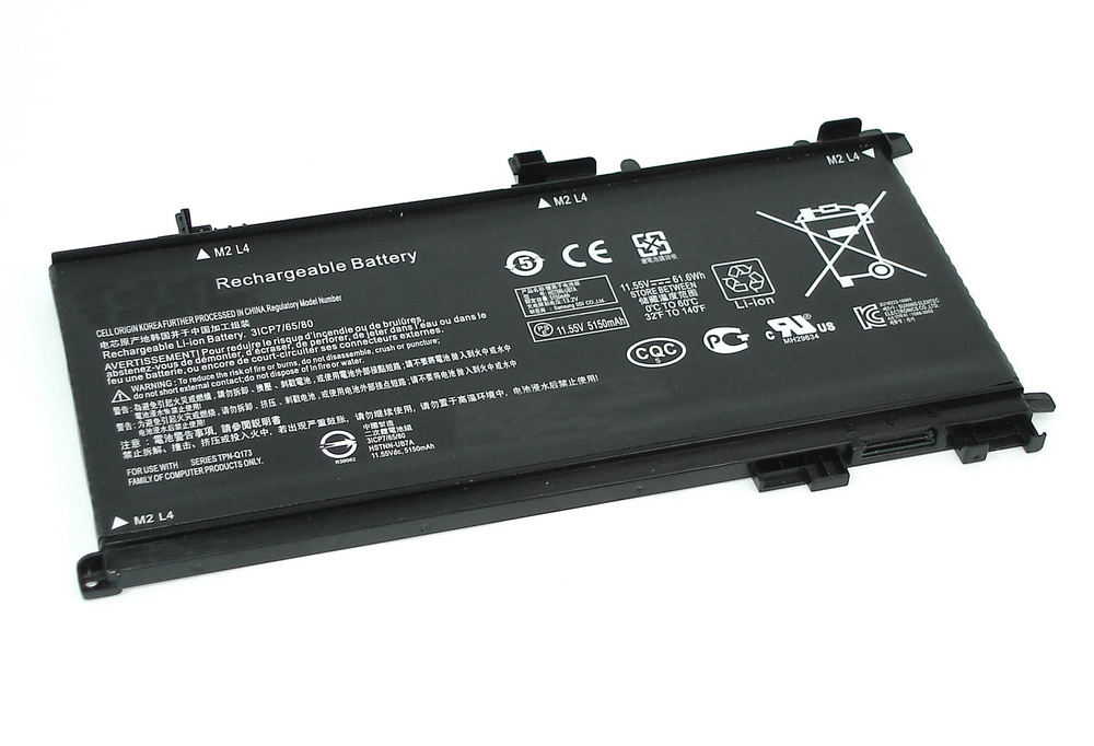 Аккумуляторная батарея iQZiP для ноутбука HP Pavilion 15-bс Omen 15-ax (TE03XL) 11.55V 5150mAh  #1