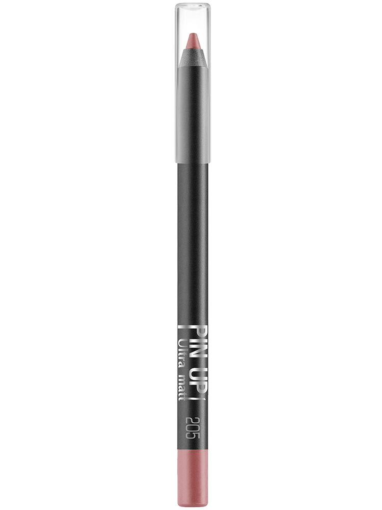 LUXVISAGE Карандаш для губ PIN-UP ultra matt, ультра матовый водостойкий, тон 205 Urban  #1