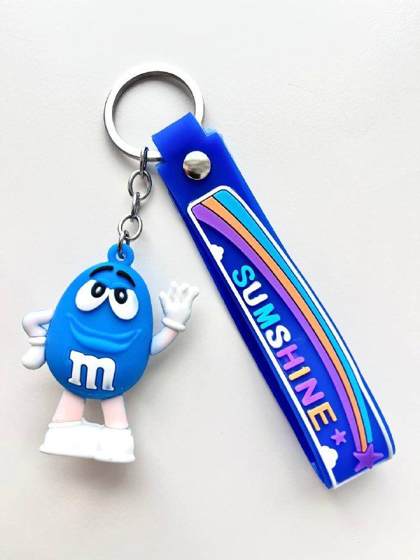 Брелок игрушка на ключи M&M Синий #1