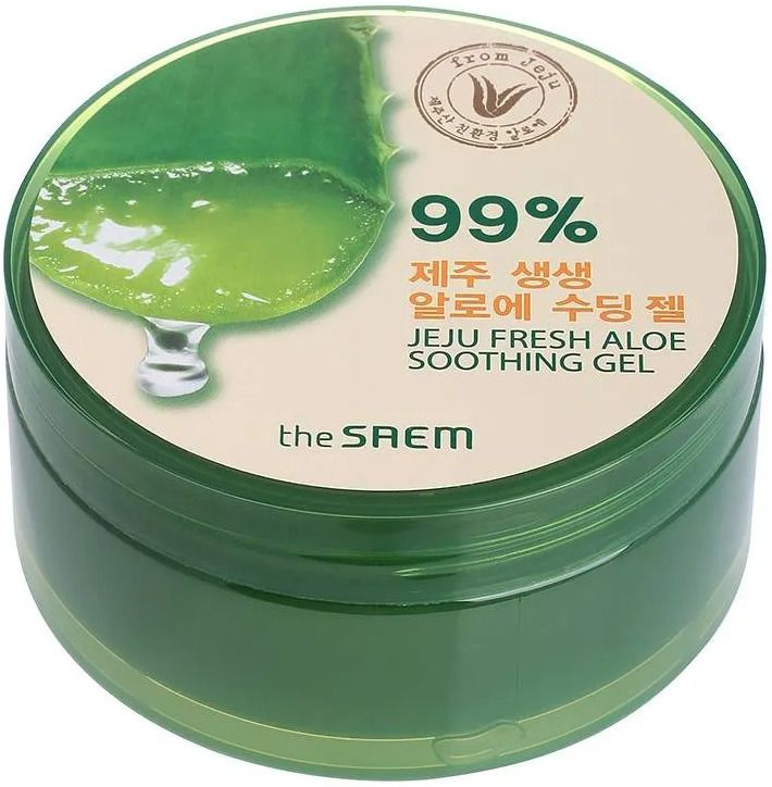 Универсальный гель с алоэ The Saem Jeju Fresh Aloe Soothing Gel 99%, 300 мл #1