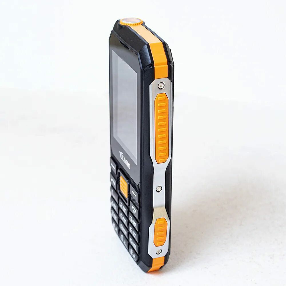 OLMIO Мобильный телефон X04 чёрно-оранжевый, черный, оранжевый  #1