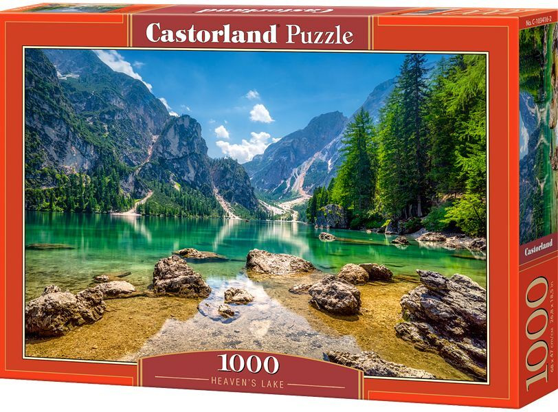Пазлы для взрослых, 1000 элементов, деталей Castorland Озеро в горах  #1