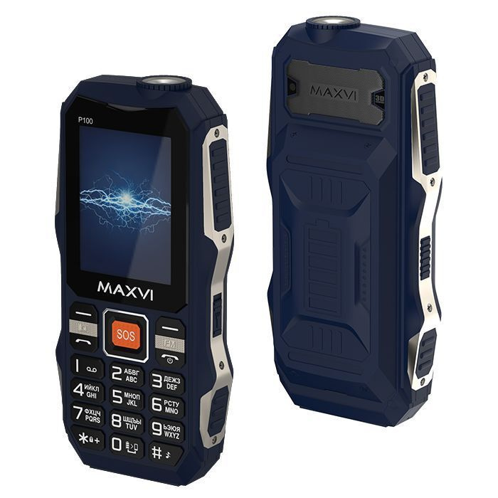 Мобильный телефон MAXVI P100 BLUE, синий #1