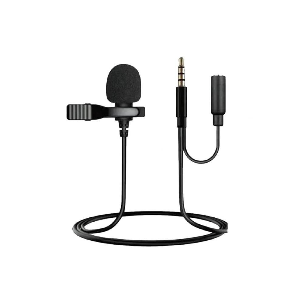 Микрофон петличный Aux Jack 3.5mm Earldom ET-E38, проводной, черный #1
