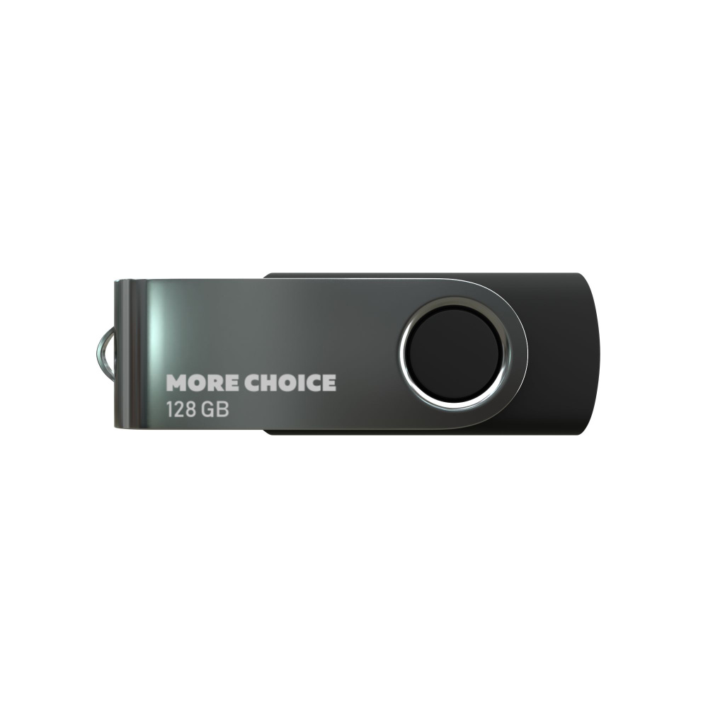Флеш накопитель памяти USB 128GB 2.0 More Choice MF128-4 (Black) #1